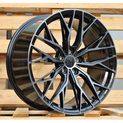 Wheel R19x8.5J  5X112J  ET  40  66.6  HX042J  (IN0387)  Black+Tinted Face (BLTF)  For HAXER  (Z3)