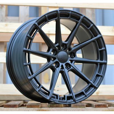 Ratlankis R18x8J  5X112J  ET  35  66.5  HX019JF  (F9793)  Black Half Matt (BLHM)  For HAXER  (P2)  (HYBRID FORGED New Design)