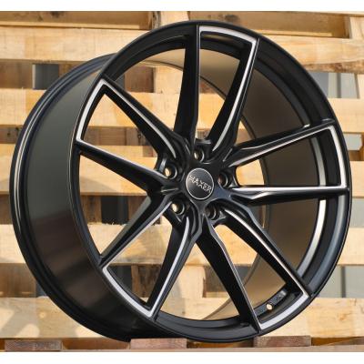Wheel R21x10J  5X112  ET  40  66.6  HX045  Black Half Matt (BLHM)  For HAXER  (Z2)  (Milling (Front+Rear))