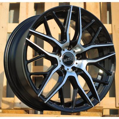 Wheel R18x8J  5X112  ET  45  66.6  HX038  (B5426)  Black Polished (MB)  For HAXER  (K4)