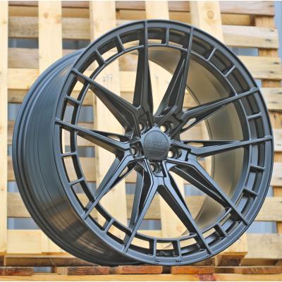 Wheel R20x10.5J  5X120  ET  40  72.6  HX046F  Black Half Matt (BLHM)  For HAXER  (P1)  (HYBRID FORGED Rear+Front)