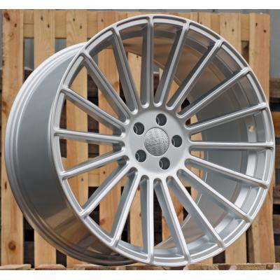 Wheel R22x10.5J  5X112J  ET  40  66.6  HX010J  Silver Shining (SS)  For HAXER  (M)  (Rear+Front)